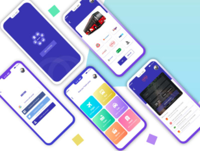 Mobile App UI branding design illustration logo ui ux web