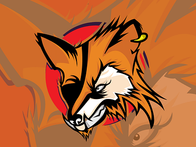 FOX animal art animal logo animals design fox fox illustration illustration logo mascotlogo pirates piratesfox vector