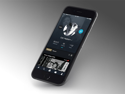 Daily UI :: Day 6 User profile cinema concept daily hepbern ios iphone mobile odri ui user ux