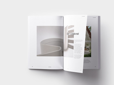 Clean Layout architecture design editorial graphic design indesign interior layout lifestyle magazine minimalist print print design template typography