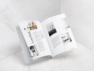 Magazine Spreads cereal editorial graphic design kinfolk layout lookbook magazine minimalist print design spreads typography
