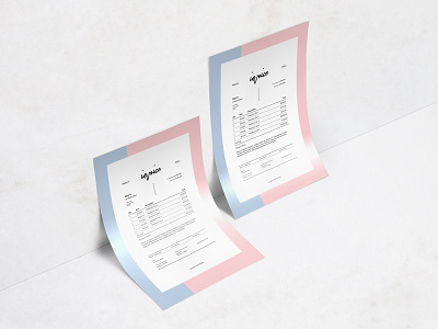 Madelynn Invoice Freebie design editorial free freebie graphic design invoice layout minimalist print template