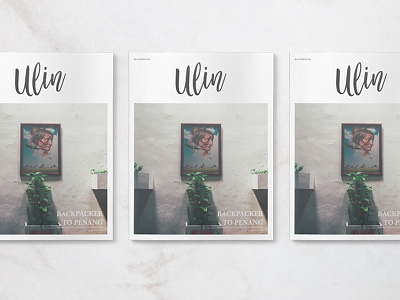 Ulin Magazine Issue 001 Cover cereal editorial graphic design kinfolk layout magazine minimalist print design revista travel typography