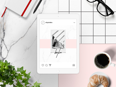 Brylee Social Media clean collection color feminime image instagram personal photo project social media ui ux