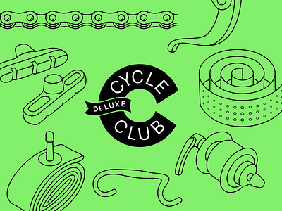 Cycle Club Branding berlin brand branding c concept design germany illustration logo typography vector