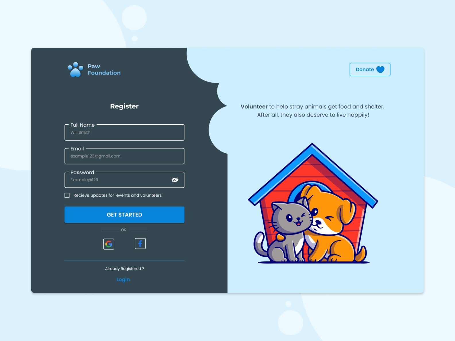 Day 1 - Sign Up by Sneha Shinde on Dribbble