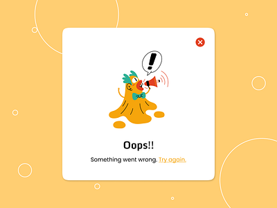 Day 11: Flash Messages dailyui dailyuidesignchallenge day 11: flash messages design error flash message ui