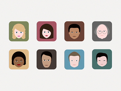 Community icons :) character community illustration show vector