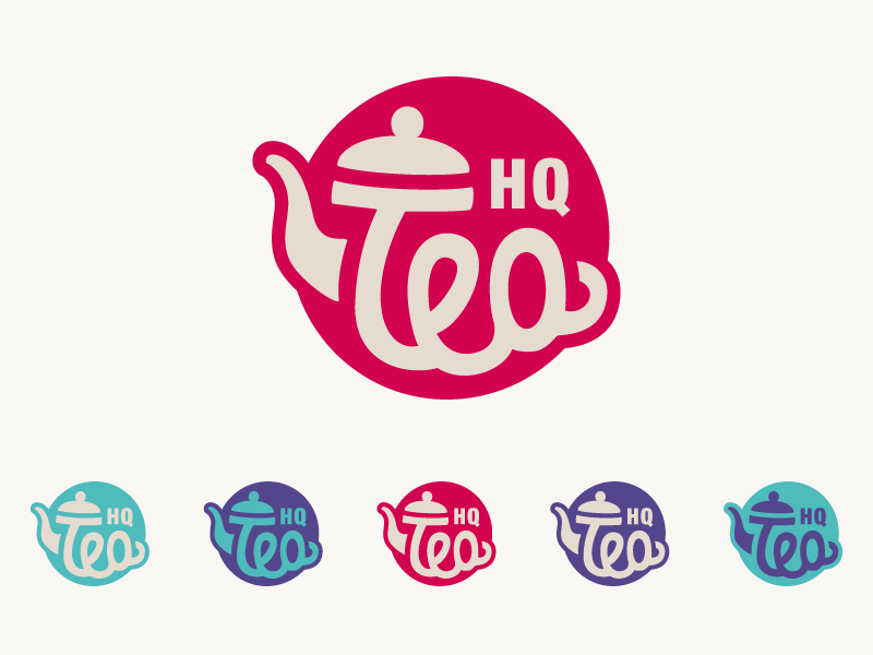 Logo for Tea Headquarters brand logo logotype vector