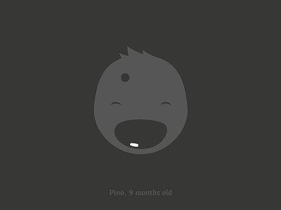 My Baby Got His First Tooth baby illustration minimalistic tooth vector