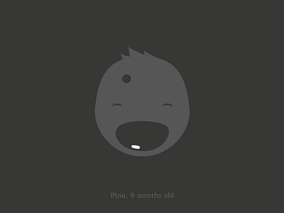 My Baby Got His First Tooth baby illustration minimalistic tooth vector