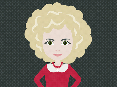 Tanja character gift portrait vector woman