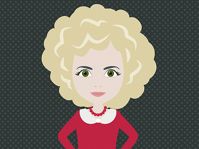 Tanja character gift portrait vector woman