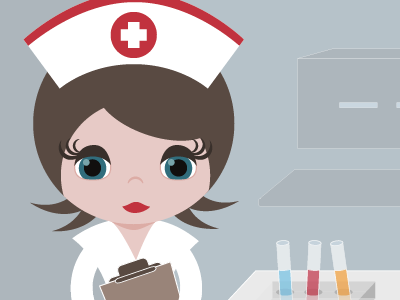 Nurse illustration nurse woman