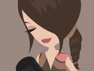 Posh - zoom illustration make up woman