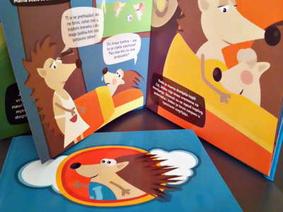 Printed picture book book children color illustration print vector