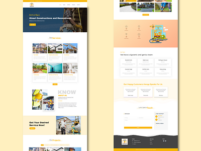 Multiple-page Construction Website