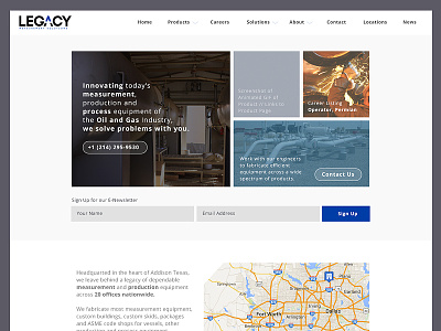Made It Into the Oil and Gas Industry branding digital marketing homepage oil and gas