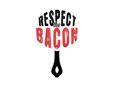 Respect The Bacon badges branding logos