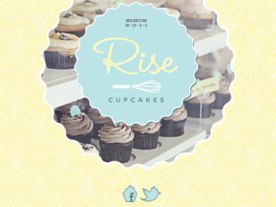 Cupcake Menu branding cupcake menu print graphic design