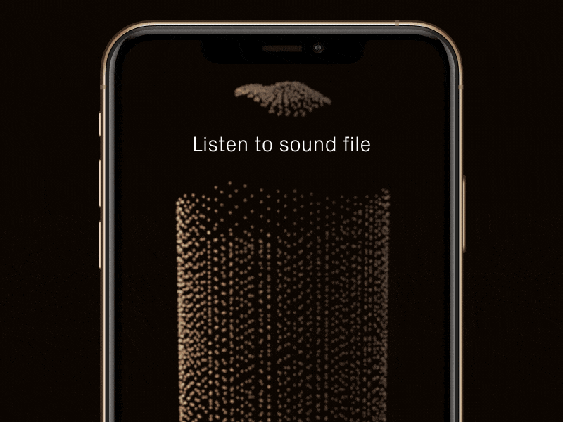 Sound conversion ae animation app sound sound wave soundapp sounddesign ui