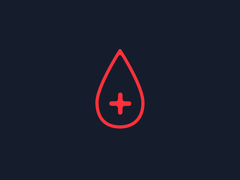 Sticky Blood Icon blood droplet gif icon liquid logo metaballs motion design sticky