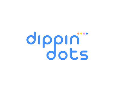 Dippin' Dots Logo Redesign dippin dots dots ice cream logo logo design redesign