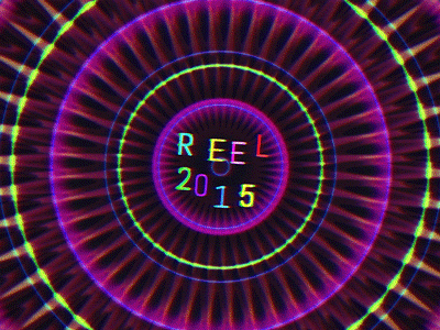 Reel 2015 after effects animation motion design motion graphics psychedelic reel reel 2015