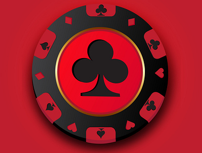 Casino chip casino chip design illustration logo vector
