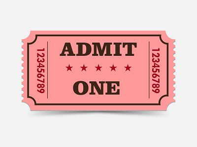Ticket abstract admin one background beautiful design illustration ticket vector vintage