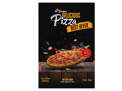 Pizza ad poster