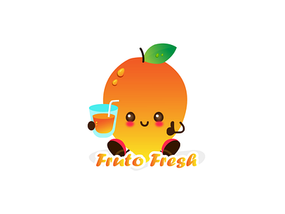 Fruit beverage company logo