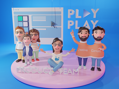 Joining the PlayPlay team! 3d team