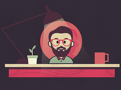 A new little header character header vector