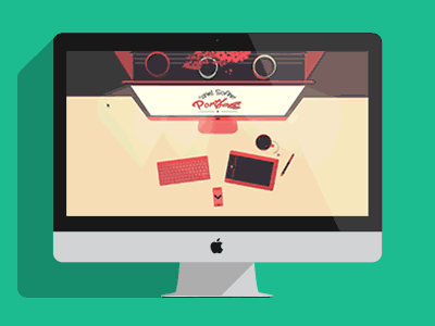Personal Website (wip) design flat parallax ui vector website wip