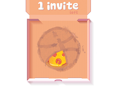 Grab the last sl...invite! fun stuff illustration invitation invite pizza vector