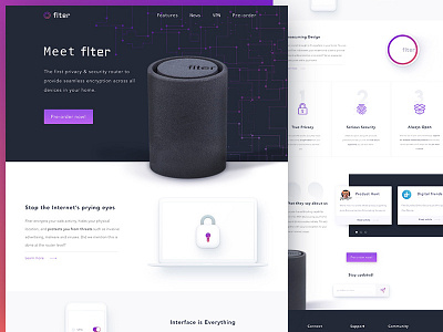 Flter Landing Website