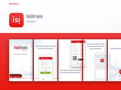 Isilines Appstore android app apple application appstore bus interaction ios map onboarding travel