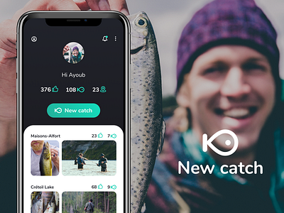 Fishing figmadesign fishing mobile ui product design