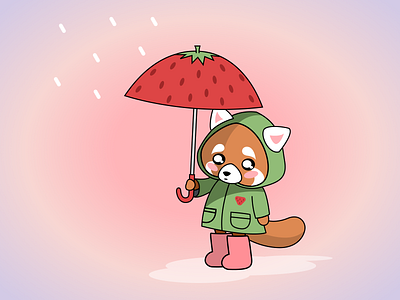 Kawaii Rain illustrator kawaii vector illustration