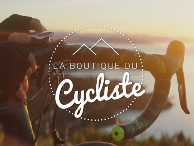 Logo La Boutique Du Cycliste branding e commerce logo prestashop typography