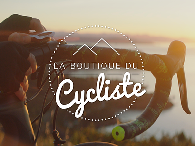 Logo La Boutique Du Cycliste branding e-commerce logo prestashop typography