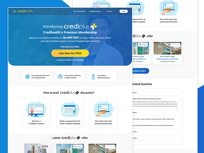 Crediplus Landing Page home page illustration interaction design landing page design ui ui design ux design