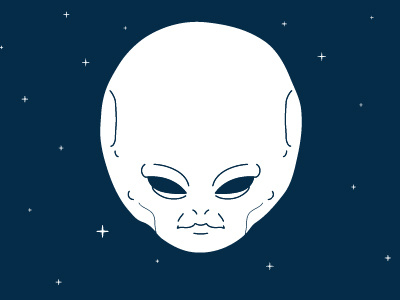 Alien Overlord alien graphic design illustration wallpaper