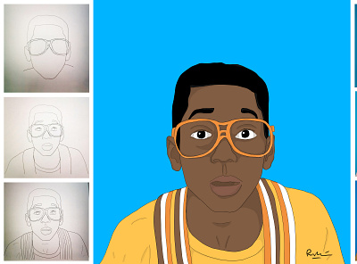 Did I do that? 90s illustration person steve urkel