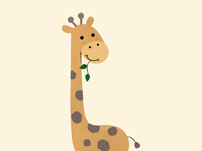 Cute Giraffe Vector Illustration free download free illustration free vector freebie giraffe giraffe illustration giraffe vector vector illustration