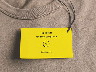 Clothing Tag Mockup branding clothing tag free download free mockup free psd mockup freebie mockup tag tag mockup