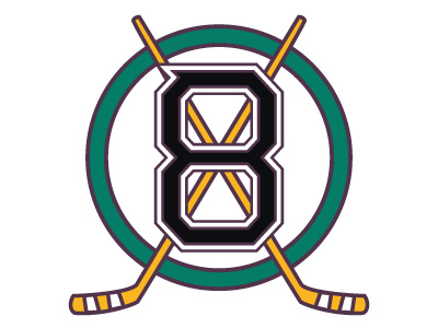 Hockey Player's logo design anaheim ducks hockey hockey sticks mighty ducks selanne