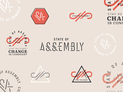 State of Assembly Brand Elements brand branding identity logo
