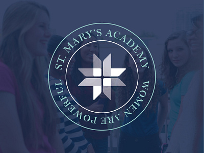 St. Mary's Academy logo - secondary lockup
